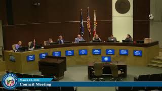 City Council Meeting, March 12, 2024