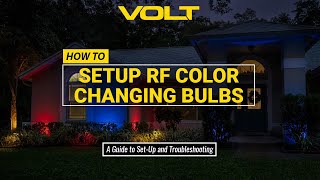 How To Set Up our RF Color-Changing Bulbs | Volt Lighting