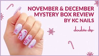 NOVEMBER & DECEMBER MYSTERY BOX REVIEW | @Katemarienailz X @doubledipnails9863 💗