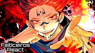 Feiticeiros React ao Rap do Sukuna (Jujutsu Kaisen) - Rei Das Maldições | M4rkim