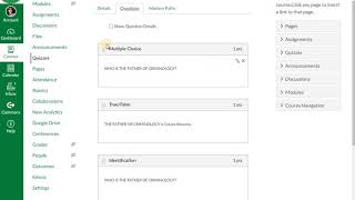 ASSESSMENT  on Canvas - How to Create Attendance, Quiz, Assignment and Activity
