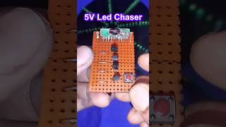 Led Chaser Circuit !! 5V Led Chaser#shorts#electronicproject