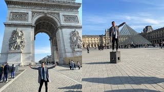 Paris | Arco do Triunfo e Louvre