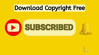 Subscribe Button With Bell Icon Sound | Video Download Free | No Copyright