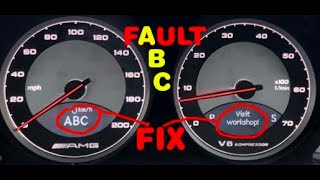 Mercedes R230 SL55 AMG ABC Visit Workshop fault- FIX