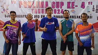 FINAL || BULUTANGKIS || PORLIMA CUP Ke- 4 || Juara 3 & 4 || Jicul & Marno vs Dhani & Pram