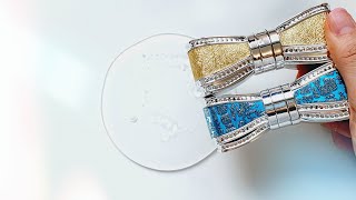 Slime Coloring Compilation Makeup Lipsticks Glitter Most Satisfying ASMR