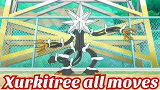 xurkitree all attacks & moves (Pokemon)@TSCRChannel