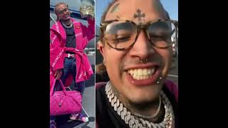 Lil Pump says he can only fly private.