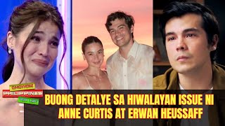 Buong detalye sa hiwalayan issue ni Anne Curtis at Erwan Heussaff