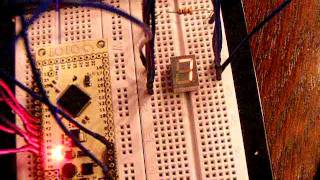 Android IOIO Countdown 7 segment display