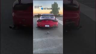 RX7 backfire ☠️😱#rx7 #backfire #trending #shorts #viral #supra