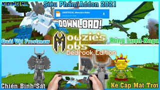 Cách Tải Và Cài Addon Mowzie's Mobs Siêu Phẩm Mới Y Hệt Pc Cho Minecraft Pe 1.16.221 | KIDING MC