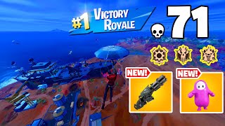 71 Elimination Solo Vs Duos "Zero Build" Gameplay Wins (Fortnite chapter 5)