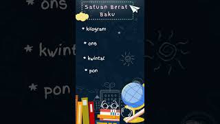 satuan berat baku #matematika #berat #satuanberat