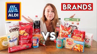 Aldi VS Branded Food Taste Test CHALLENGE 2020 | Which ACTUALLY Tastes Better?