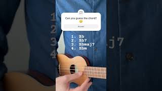 What chord am I playing? #quiz #ukulele #chords