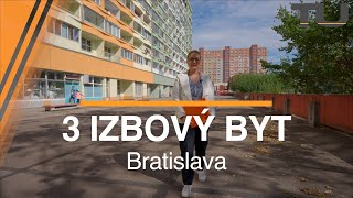 3 IZBOVÝ BYT NA PREDAJ - Bratislava