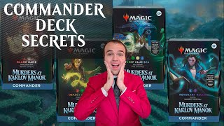 Sneak Preview: Commander Deck Hints for Murders at Karlov Manor! | Magic: The Gathering MTG Preview