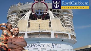 TRAVEL VLOG:HARMONY OF THE SEAS EMBARKATION DAY 1 SHORT SHIP TOUR WITH YNS HAIR