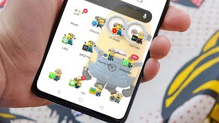 Tema Minion Oppo Color Os 7,6,5 & 3 | Tema realme UI Tembus Sampai Akar