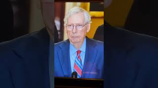 Mitch McConnell Freezes. Mini stroke?