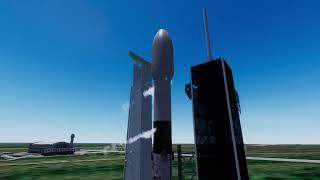 SpaceX Webcast Intro 2020/21 in Kerbal Space Program