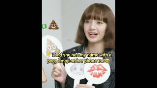 How Lisa describes her Members as emojis🤣#shorts #blackpink #lisa