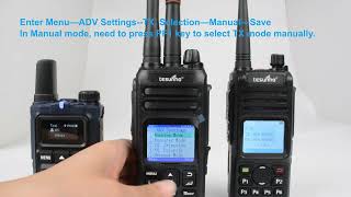 TH-680 Dual Mode PoC Radio TX  Selection