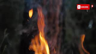 Fire Relaxing Fireplace Sounds - Burning Fireplace & Crackling Fire Sounds (NO MUSIC) KUN ASMR SOUND