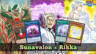 Rikka Sunavalon Deck with Can't you reduce my LP? Skill! 17 Extra Deck [Yu-Gi-Oh! Duel Links]