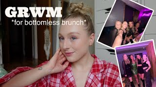 GRWM for bottomless brunch with the gals