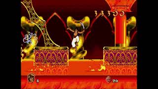 🐍 Aladdin vs. Jafar - Epic Showdown at Jafar's Palace (Stage 10) on Mega Drive!