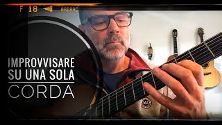 Chitarra jazz: Improvvisare su una sola corda