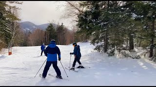 eli and esmé learning to ski: black mountain 2024