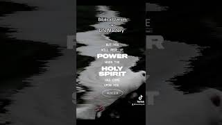 The verse "But you will receive power Acts 1:8" is a powerful message from the Bible,￼