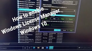 how to enable windows license manager in pc