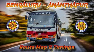 APSRTC Super Luxury Bus: Bengaluru to Anantapur | Complete Route & Timings Guide!