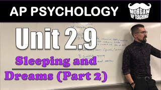 AP Psychology - Units 2.9 - Sleep & Dreaming - Part II