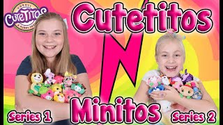 CUTETITOS FRUITITOS MINITOS SERIES 1 VS SERIES 2!!! COMPARING BOTH CUTETITOS MINITOS SERIES!