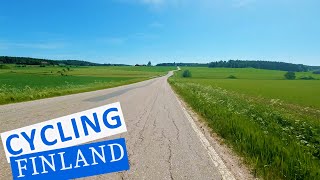 Summer Cycling on the Countryside in Finland - June 2024 [4K]