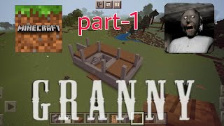 granny house build in Minecraft game part-1