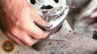 rewinding a dryer motor part 4 of 4