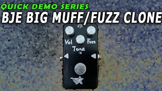 #shorts Fuzz sounds like this! Quick Demo of Big Jon Electronics (BJE) Big Muff Fuzz Clone