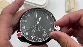 NEW!!! 123 Chs USSR Military AirForce Aircraft Cockpit Clock Achs #28620