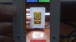 4️⃣ Memasang Casing Mika Magnetik #Emas 20 Gram #LogamMulia #MaxiGold #Gold pesaing #logammuliaantam