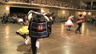 Parejas de cueca ganadoras en el 14° campeonato