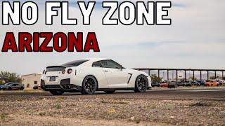 NO FLY ZONE ARIZONA 1/2 MI RACING! 03/26/2022| Hit 160 MPH on the tarmac in my FBO R35 Nissan GT-R!!