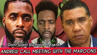 RICHARD CURRIE EXPOSE Andrew Holness Team Held A MAROON Meeting Without Him!!!!