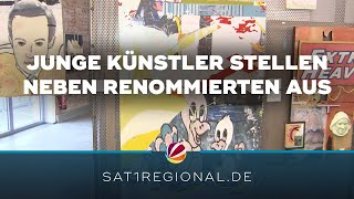 Absolventen und renommierte Künstler in einer Ausstellung